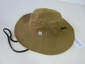 新品◆ミレー MILLET トレッキング メッシュ ハット BREATHE MESH HAT Lサイズ UVカット キャメル色 帽子 登山 キャンプ ハイキング / M