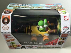 ♪MARIOKART マリオカート マッハクイーンR/C ヨッシー 最高速度9km/ｈ 対象年令6才以上 動作品 中古 おもちゃ (NF240907) 252-234