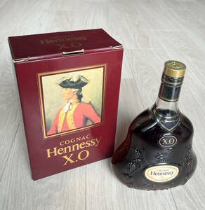 ☆未開栓☆古酒☆Hennessy☆ヘネシー☆X.O☆40%☆700ml☆COGNAC☆コニャック☆箱付き☆金キャップ☆ブランデー☆フランス☆