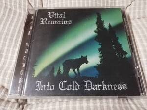 帯なし　中古　国内見本盤　ヴァイタル・リメインズ／イントゥ・コールド・ダークネス　Vital Remains／Into Cold Darkness　