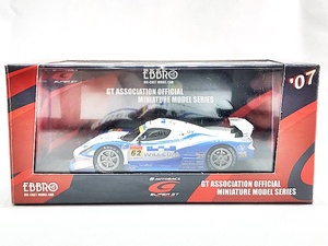 エブロ　1/43　ウィルコム アドバン VEMAC408R スーパーGT07 No.62　899　ミニカー　同梱OK　1円スタート★M