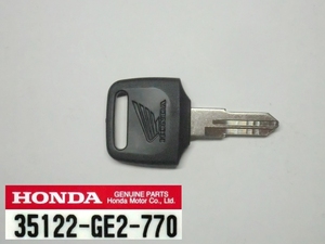 ◆ホンダ純正 35122-GE2-770 ブランクキー ☆3/ メインキー/カギ/NSR50/NS-1/NS50F/CRM50/AX-1/TLM220/Tact Stand-up/ソロ/フュージョン