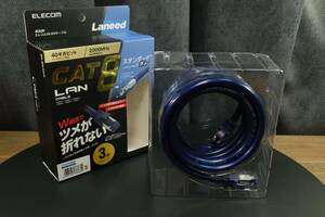 [ネットワーク] ELECOM エレコム Cat8準拠 LANケーブル スタンダード・ツメ折れ防止 3m LD-OCTT BM30