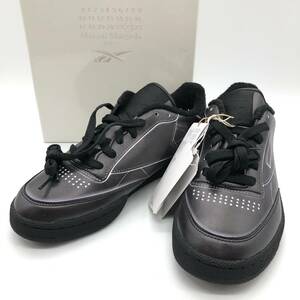 【試し履きのみ】Maison Margie × Reebok H02361 CLUB C クラブ・シー 黒 #37(1/2) 約24cm ローカット スニーカー マルジェラ リーボック