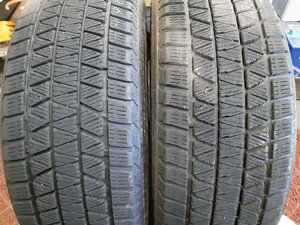 CF6627②■235/60R18 107Q　2本のみ　BRIDGESTONE BLIZZAK DM-V3　送料無料 冬 ’21年 7㎜位 レクサスRX CR-V エクストレイル CX7