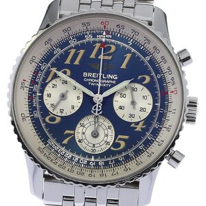 ブライトリング BREITLING A39022.1 ナビタイマー ツインシックスティ クロノグラフ 自動巻き メンズ 良品 箱付き_808905