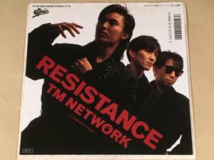 シングル盤(EP)◆TM NETWORK／RESISTANCE◆美品！