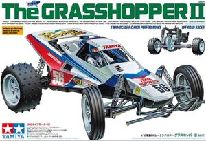 タミヤ TAMIYA グラスホッパーⅡ 電動RC グラスホッパーII 2 組立済　シール未貼り付け　未走行　新品同様