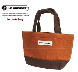 【新品・未使用品】LE CREUSET ルクルーゼ フェルト トートバッグ ランチバッグ バッグ 