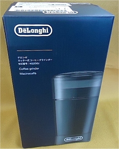 未使用品デロンギ DeLonghi カッター式コーヒーグラインダー KG200ｊ コーヒー豆 コーヒーミル コーヒーグラインダー 