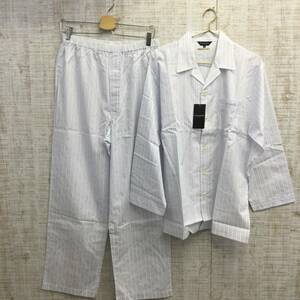 A409◇Guy Laroche | ギ ラロッシュ　美品　パジャマ　ホワイト×ブルー　サイズM