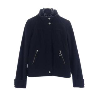 バーバリーブルーレーベル 日本製 三陽商会 ウールジャケット 38 黒 BURBERRY BLUE LABEL レディース