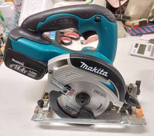 ★電気道具★電動工具★MAKITAマキタ★125mm充電式マルノコ★SS540D★14.4Vバッテリー×1★充電器×1★中古品★