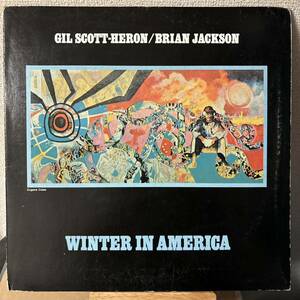 Gil Scott-Heron Winter In America レコード LP vinyl ギル・スコット・ヘロン ブライアン・ジャクソン ウィンター・イン・アメリカ