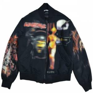 GIVENCHY ジバンシィ ヘビーメタル グラフィティ MA-1 ボンバージャケット R2A-19722B