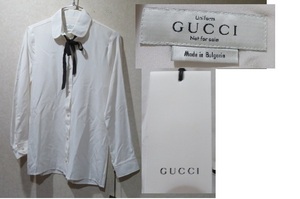 国内正規品。新品タグ付き　GUCCI グッチ　長袖シャツ 未使用