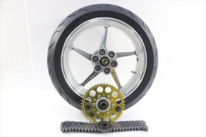 1円スタート:ZRX1100[04社外後　GALESPEED　ゲイルスピード　タイプC　リアホイール]検ZRX1200｝F