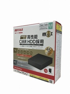 ★未開封★ BUFFALO バッファロー 外付けHDD HD-EDC6U3-BA ブラック 6TB 直接お渡し歓迎 AQK616928相