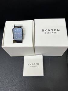 ＃1330 SKAGEN スカーゲン レディース ウォッチ 腕時計 SKW2999 SOLAR ブラック ブルー DENMARK 北欧 ブランド 中古品 