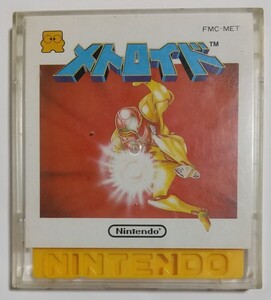 メトロイド　　ファミコン ディスクシステム ソフト　　箱・取扱説明書 欠　ソフトのみ　　　中古品・動作未確認