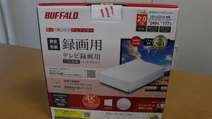 【未使用・未開封】BUFFALO バッファロー　外付けハードディスク　2.0TB