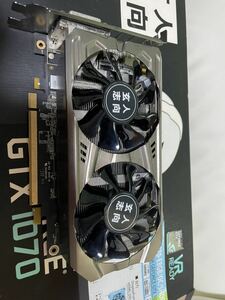 ★[動作品]玄人志向 ビデオカードGEFORCE GTX 1070搭載 GF-GTX1070-E8GB/OC/SHORT★