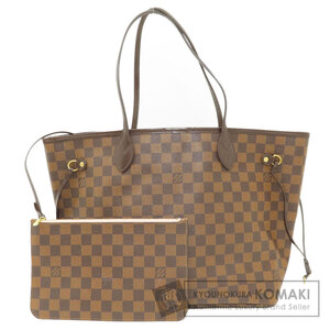 LOUIS VUITTON ルイヴィトン N41603 ネヴァーフルMM ダミエ エベヌ ローズバレリーヌ トートバッグ ダミエキャンバス レディース 中古