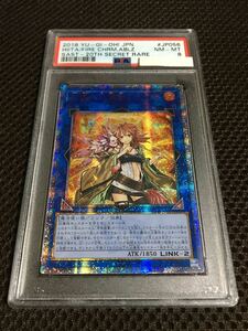 遊戯王 PSA8 現存2枚 灼熱の火霊使いヒータ アジア版 20thシークレット