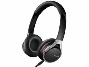 【中古】 SONY 密閉型オンイヤーヘッドホン ハイレゾ音源対応 リモコン・マイク付 折りたたみ式 ブラック MDR-1