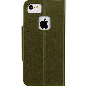 即決・送料込)【スリムな手帳型ケース】Case-Mate iPhone5c Slim Folio Case Olive スリムフォリオケース オリーブ