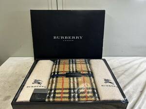 （172）未使用 Burberry バーバリー バスタオル フェースタオル2枚 セット