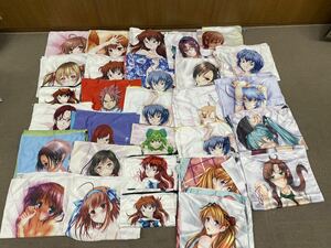 45804【自宅保管品】アニメグッズ 抱き枕カバーまとめ 詳細不明品 エヴァンゲリオン アスカ/レイ/真希波・マリ/SAO アスナ 直葉/初音ミク他