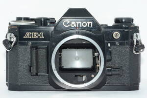 【外観特上級】Canon AE-1 ブラックボディ キヤノン　#s16043