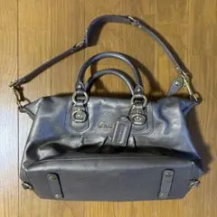 Coach ダークブラウン ハンドバッグ