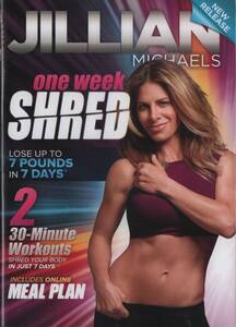 DVD　ジリアン・マイケルズ 「one week SHRED」JILLIAN MICHAELS　