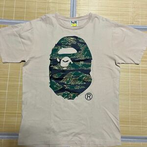 A BATHING APE BAPE KAWS TIGER CAMO 迷彩　BIG HEAD tee tシャツ SHARK STA L 