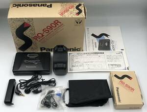 ジャンク　本体外観極美品　Panasonic RQ-S90R ポータブルカセットレコーダー　MADE IN JAPAN