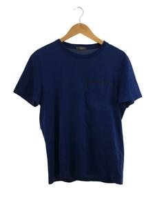 BERLUTI◆Tシャツ/XS/コットン/BLU/r14jrs13jaci/半袖カットソー/ポケットT/ブルー/青