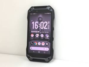 〇【良品】京セラ KYOCERA TORQUE G04 KYV46 64GB スマートフォン ブラック au 〇判定 動作品