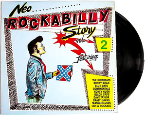 極美盤 ★ 廃盤 LP レコード ★貴重盤!! 超人気 ネオロカ コンピ 1987年 オリジナル盤 NEO-ROCKBILLY STORY 2 ネオロカビリー サイコビリー