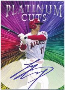 ☆ 大谷翔平 MLB Platinum Cuts 1000枚限定 Limited Edition of 1000 Angels プリントサイン Shohei Ohtani