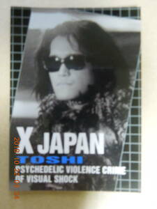 No.119 ： X JAPAN / TOSHI Toshl / Trading Collection Card トレーディングコレクションカード