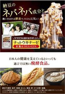 紅麹入り ナットウキナーゼ DHA＆EPA 約1ヵ月分 納豆 発酵食品 健康食品 サプリメント