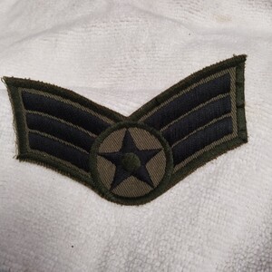 アメリカ空軍　階級章　米軍　ワッペン　 刺繍 ミリタリー エアフォース AIR FORCE　トップガン