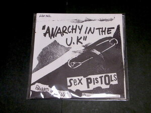 SEX PISTOLS Anarchy In The U.K. Vinyl レコード 7inch フランス盤 シングル France セックス・ピストルズ