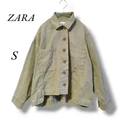 ZARA　ザラ　ジャケット　グリーン　Sサイズ相当