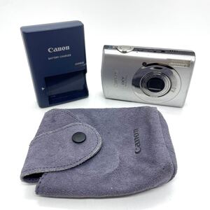 TM☆動作確認済 Canon IXY DIGITAL 910IS キャノン イクシー PC1249 コンパクトデジタルカメラ シルバー デジカメ バッテリー 充電器付き☆