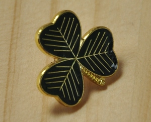 B品 英国インポート Pins ピンズ ピンバッジ ラペルピン SHAMROCK シャムロック クローバー アイリッシュ Ireland Irish イギリス uk 181