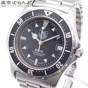 101770001 1円 タグホイヤー TAG HEUER 2000 973.006 ブラック ステンレススチール 腕時計 メンズ クォーツ