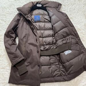 高級タグ M~L相当●MONCLER モンクレール●ダウンジャケット コート●サイズ1●茶色 ブラウン